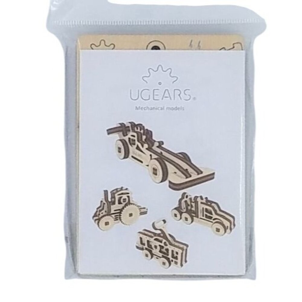 Ugears Mechanical Models Wooden Vehicle Set